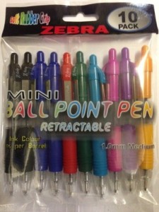 Bolígrafos de diferentes colores