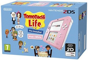 Nintendo 2DS - Consola, Color Rosa + Tomodachi Life