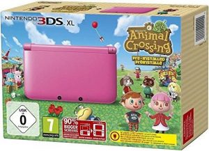 Nintendo 3DS XL pink Animal Crossing