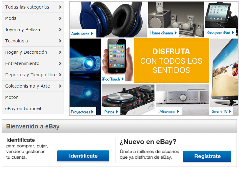 ebay en castellano
