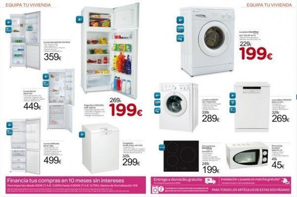 catalogo electrodomésticos Carrefour