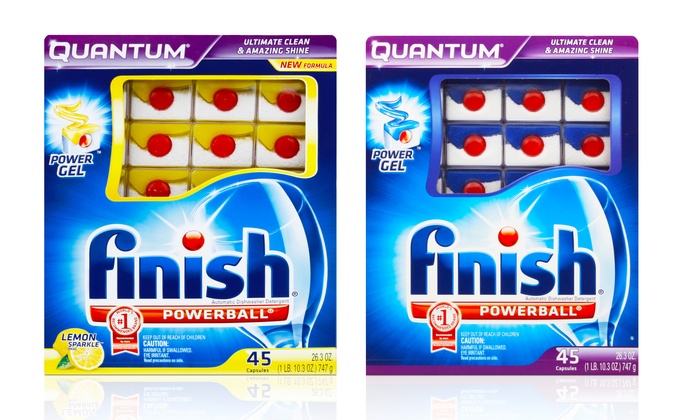 Si lavas muchos vasos, Finish powerball quantum es para ti