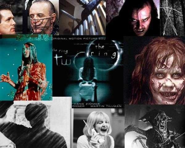 Lista con las 5 películas de miedo mas vistas